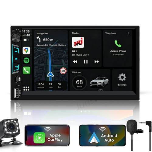 Doppel 2din autoradio gps - 7",
