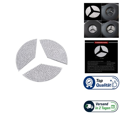 Mercedes lenkrad emblem - 3x,