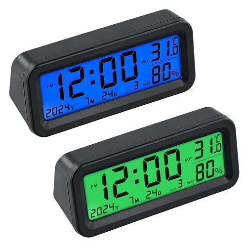 Mini solar auto uhr - uhr, |